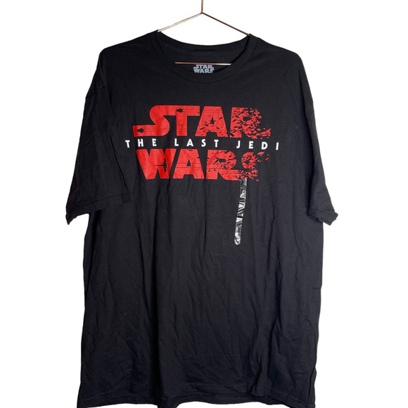 MAD Engine Other - Star Wars The Last Jedi Black Short Sleeve Graphic Tee Mad Engine Cotton